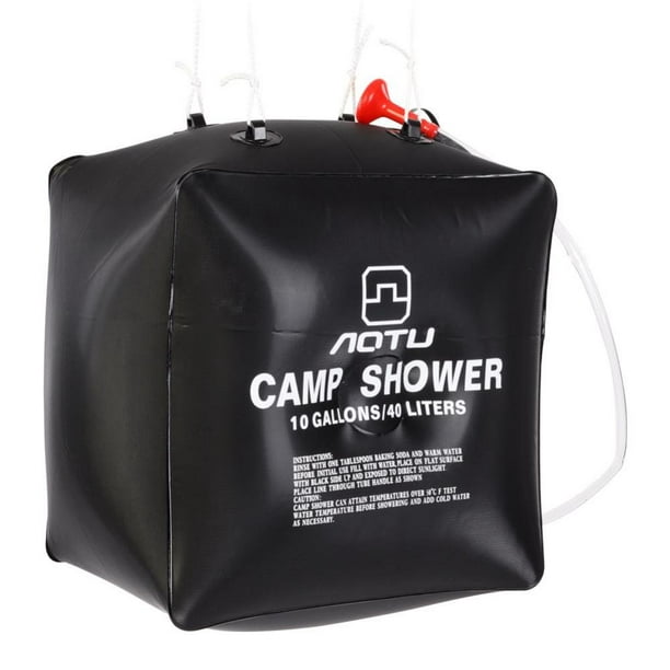 SWISH Solar Power Camping Shower//Portable 10 gallons 40L Shower Bag